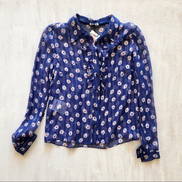 Miu Miu Tops - {Miu Miu} Camicie Bluette Daisy Blouse sz 40 (2-4)